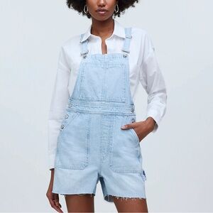 Madewell Carpenter Denim Shortalls - NWT! Size Small